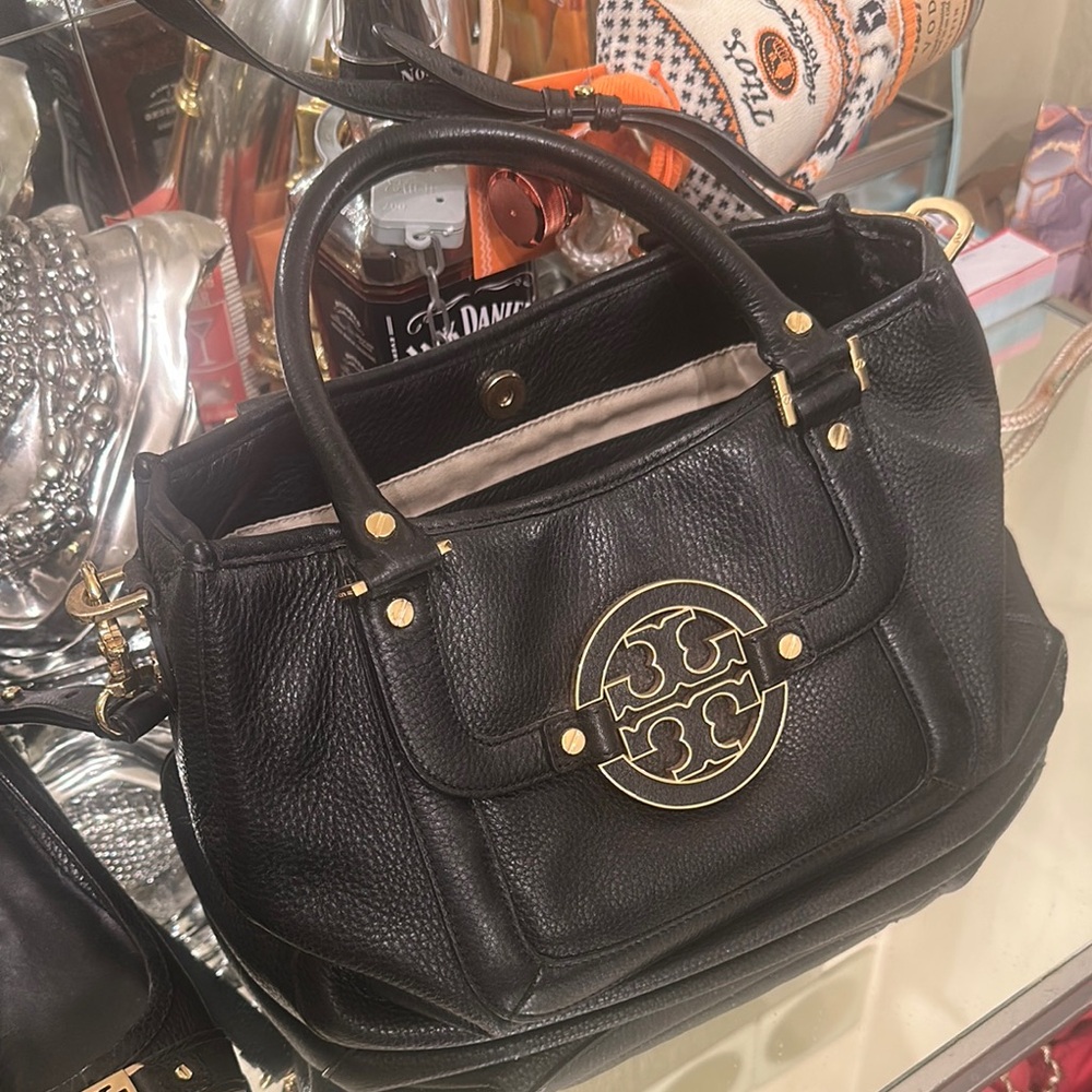 Tory Burch Black Leather Handbag